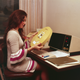 Illustration for article titled Woman Works at Computer